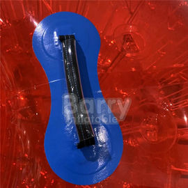 Il diametro gonfiabile all'aperto rosso 2.5m del PVC/TPU dei giocattoli 0.8mm 3m erba la palla gonfiabile di Zorb