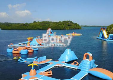 Parco di galleggiamento gonfiabile dell'isola dell'open water sigillato aria su ordine della saldatura