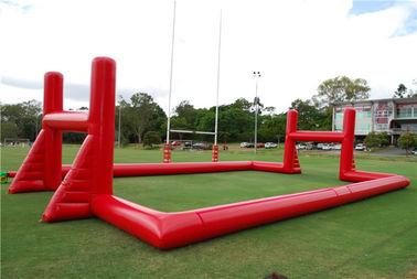 Giochi gonfiabili di sport di esplosione del campo mobile di rugby con l'aeratore