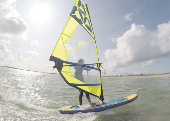 Rigido stia sul bordo facente windsurf gonfiabile pieghevole del bordo di pagaia