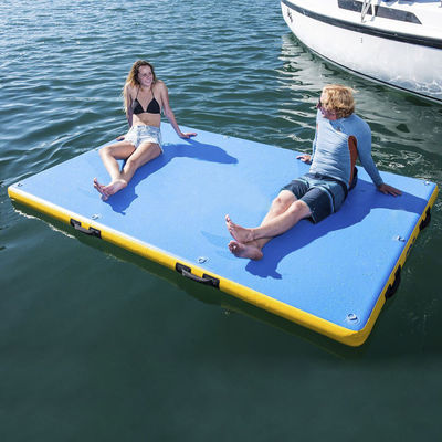Il PVC, punto di goccia ha personalizzato la piattaforma di galleggiamento dell'yacht dell'acqua gonfiabile del bacino