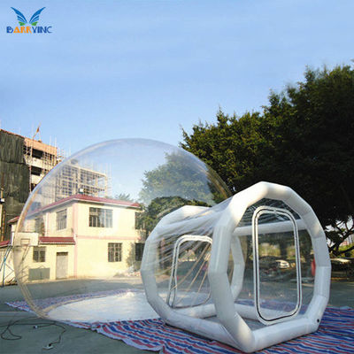 forma della cupola della tenda di campeggio della bolla del tunnel all'aperto del PVC di 1mm chiara