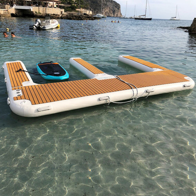 Yacht gonfiabile di Jet Ski Floating Dock Pontoon For dei giocattoli durevoli dell'acqua