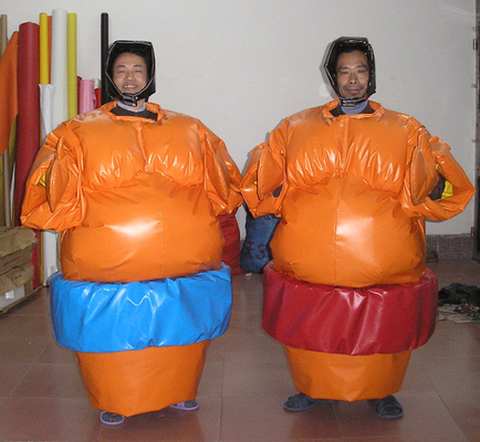 Lottare di sumo gonfiabile della tela cerata è adatti ai giochi interattivi di sport