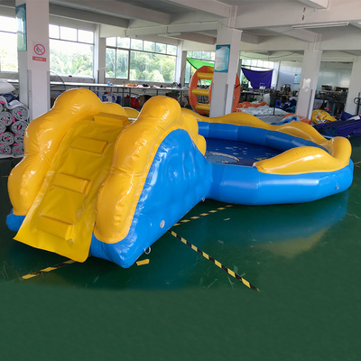 Colore blu e giallo della piscina quadrata profonda gonfiabile dei bambini