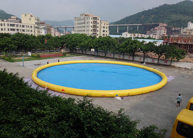 Grande piscina gonfiabile su misura del giardino della famiglia per il parco dell'acqua di esplosione