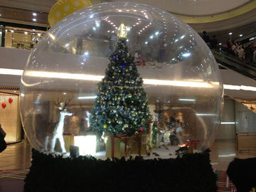 Chiara palla gonfiabile gigante della neve dei prodotti di pubblicità del PVC per il Natale