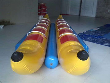 Crogiolo gonfiabile di giocattolo di 10 sedili, barca di banana gonfiabile del punto del Doppio tripple