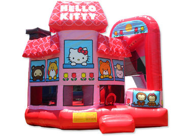 Affitti combinati di Hello Kitty della Camera gonfiabile commerciale multifunzionale di rimbalzo