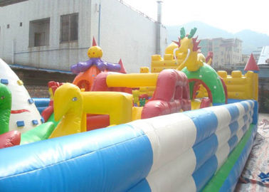 Castello rimbalzante gonfiabile della grande tela cerata del PVC EN71 per i giochi dei bambini