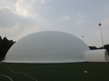 Tenda gonfiabile di Lgloo di 0.55mm del PVC della cupola bianca enorme della tela cerata per il partito
