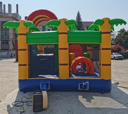 PVC Lion Jumping Castle For Kids animale gonfiabile 5mLX5mWX4mH