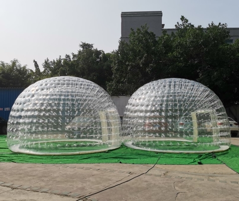 Diametro gonfiabile ermetico trasparente della tenda 5m della bolla del PVC
