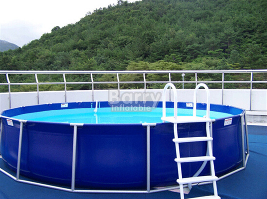 PVC della piscina 0.9mm della struttura del metallo EN71 per il parco di divertimenti di estate