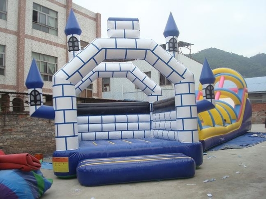 castello di salto gonfiabile combinato dei buttafuori commerciali del PVC di 0.55mm per i bambini