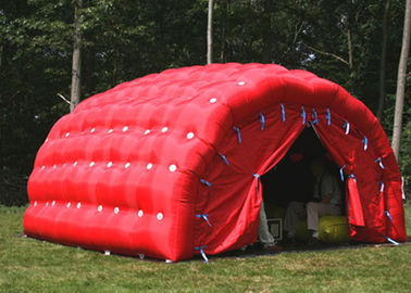 Tenda all'aperto rossa, tenda gonfiabile di Garge del gigante per l'automobile con il materiale del PVC