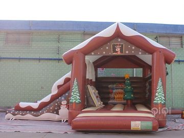Scorrevole della Camera di rimbalzo delle decorazioni di Inflatables di Natale combinato con lo scorrevole durante l'inverno
