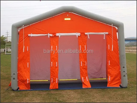 Tenda gonfiabile della doccia di esplosione della tenda di decontaminazione della tela cerata di modo