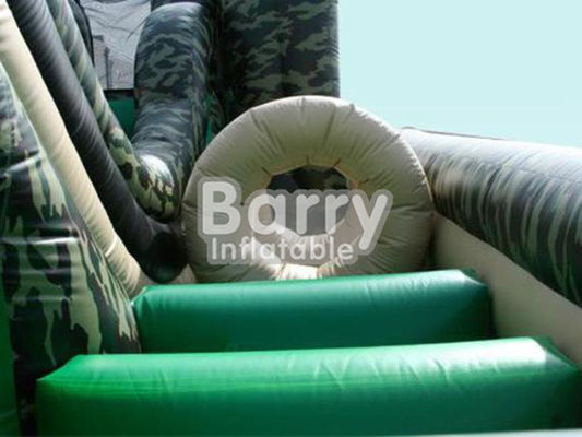 0.55 Corso di ostacoli gonfiabile per l' esercito in PVC Corso di ostacoli per adulti