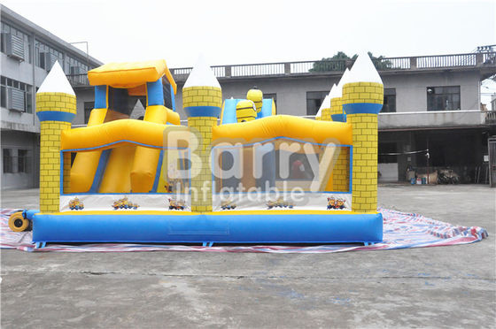 Castello rimbalzante gonfiabile dei servi all'aperto dei bambini con la tela cerata del PVC della diapositiva 0.55MM