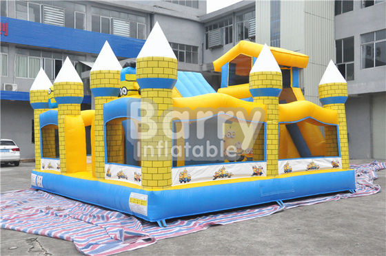 Castello rimbalzante gonfiabile dei servi all'aperto dei bambini con la tela cerata del PVC della diapositiva 0.55MM