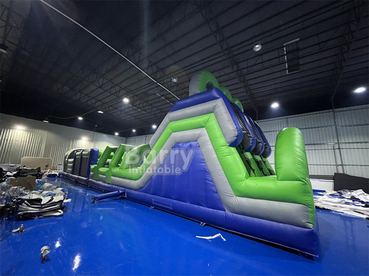 Giochi sportivi per adulti Logo personalizzato Corso di ostacoli gonfiabile Combinato gonfiabile 5k con PVC resistente Disponibile OEM / ODM