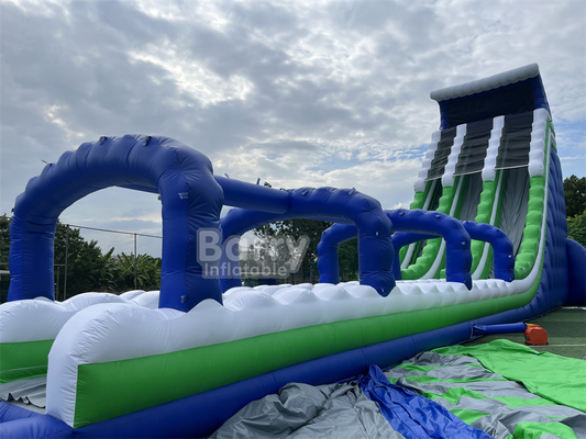 Commercial Grade Custom Made 30x9x13m Wave Giant Inflatable Water Slide Per Bambini Adulti Caldo In 5km Inflatable Run