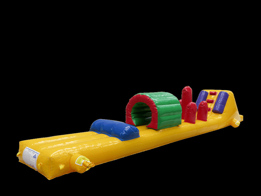 Single Lane 8m Junior Challenge Pool Float Inflatabile Aqua Run Per Piscina Corsa