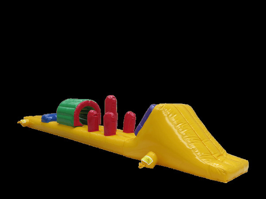 Single Lane 8m Junior Challenge Pool Float Inflatabile Aqua Run Per Piscina Corsa