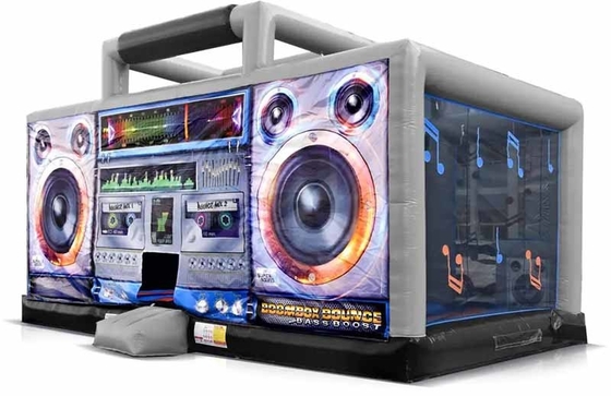 PVC Outdoor Boom Box gonfiabile Bounce House Disco Dome Bounce Castle Per eventi di festa