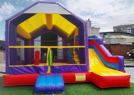 Customized Kids Bounce House con Slide & Basketball Hoop Combo
