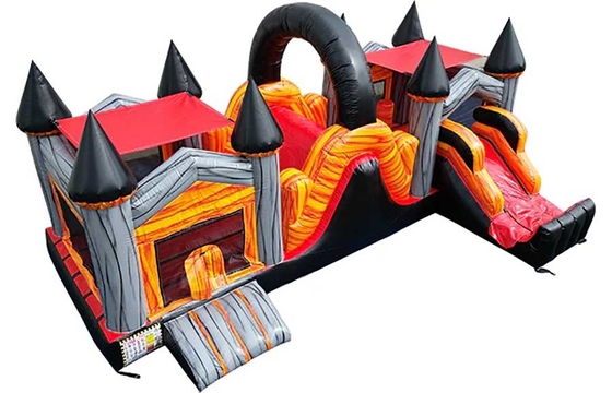Corso di ostacoli personalizzato Combo Bounce House Per Bambini Entrate all' aperto
