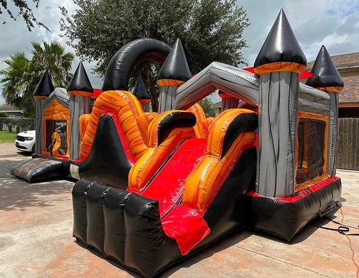 Corso di ostacoli personalizzato Combo Bounce House Per Bambini Entrate all' aperto