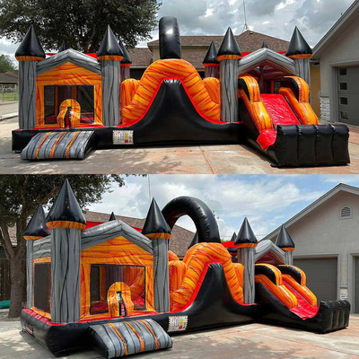 Corso di ostacoli personalizzato Combo Bounce House Per Bambini Entrate all' aperto
