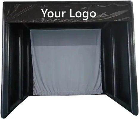 Training outdoor simulator gonfiabile di golf tenda simulator di golf gabbie per l'allenamento a domicilio con design personalizzato