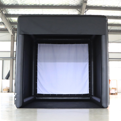 Training outdoor simulator gonfiabile di golf tenda simulator di golf gabbie per l'allenamento a domicilio con design personalizzato