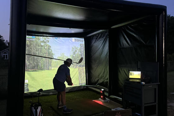 Tenda di tiro con schermo