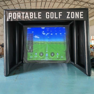 Tenda da golf gonfiabile di alta qualità Golf gonfiabile all'aria aperta Indoor Golf gonfiabile Sport Simulator Room Golf gonfiabile Hitting Cage