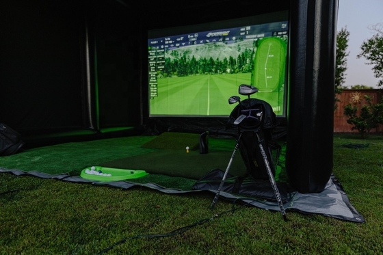 Tenda da golf gonfiabile di alta qualità Golf gonfiabile all'aria aperta Indoor Golf gonfiabile Sport Simulator Room Golf gonfiabile Hitting Cage