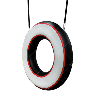 Drop Stitch Material Air Track Gym Indoor Park Equipaggiamento Air Obstacle Parkour Warrior Corso Anello