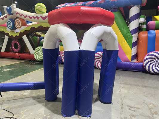 Giant Inflatable Basketball Hoop Shooting Giochi divertenti con pompa d'aria per giochi di basket