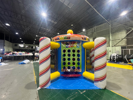Commercial Grade Clown 5 In 1 Carnevale Gioco Per Bambini Outdoor Indoor Inflatabile Sport Gioco