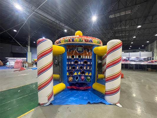 Commercial Grade Clown 5 In 1 Carnevale Gioco Per Bambini Outdoor Indoor Inflatabile Sport Gioco