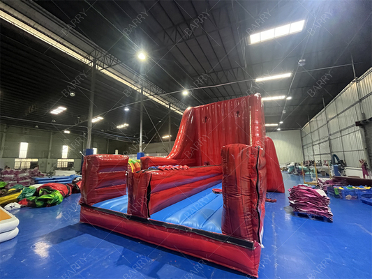Partito gonfiabili all' interno e all' esterno Bounce gioco Bungee Run rosso Divertimento con questo 2-lane