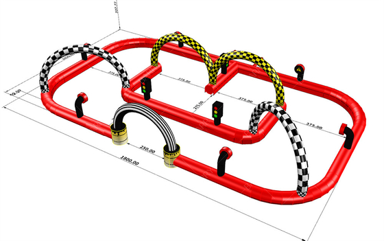 Corsetto gonfiabile Go Kart gonfiabile Bumper Car Arena