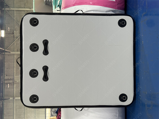 1.5×1.8x0.15m Dock Piattaforma di pesca gonfiabile in acqua Yacht Dock galleggiante Isola