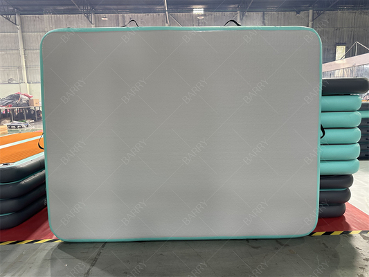 2.4×1.8×0.15m Dropstitch Inflatabile Barca Jet Ski Dock Acqua Galleggiante Matte da nuoto Isola