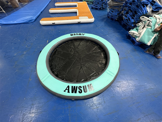 Piscine Piscine rotonde Isola galleggiante Ammocca gonfiabile pieghevole con maglia