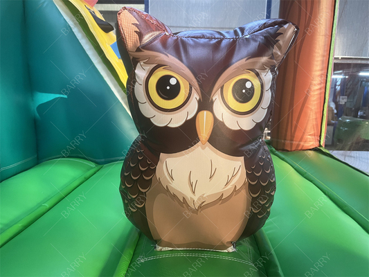 3.6x3x2.4m tema animale foresta pluviale salto castello gonfiabile commerciale casa gonfiabile