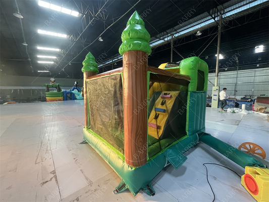 3.6x3x2.4m tema animale foresta pluviale salto castello gonfiabile commerciale casa gonfiabile